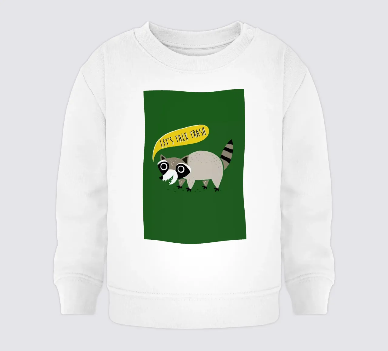 Lets Talk Trash Baby Sweatshirt von DinoMike