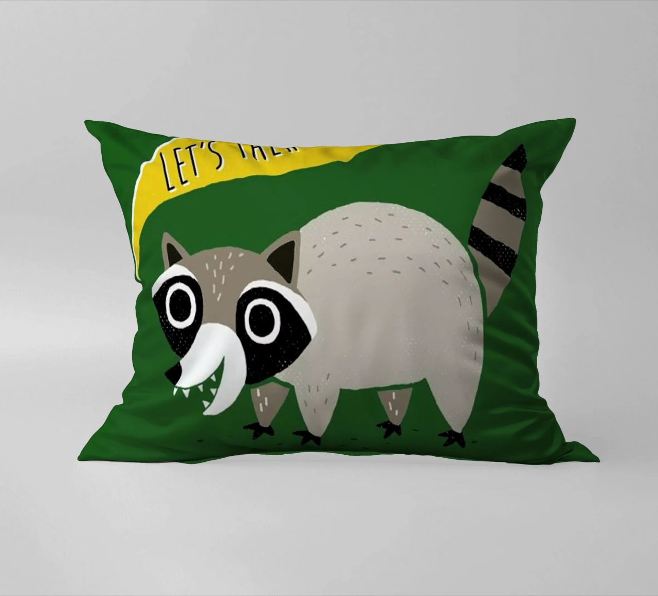 Lets Talk Trash cuscino da DinoMike