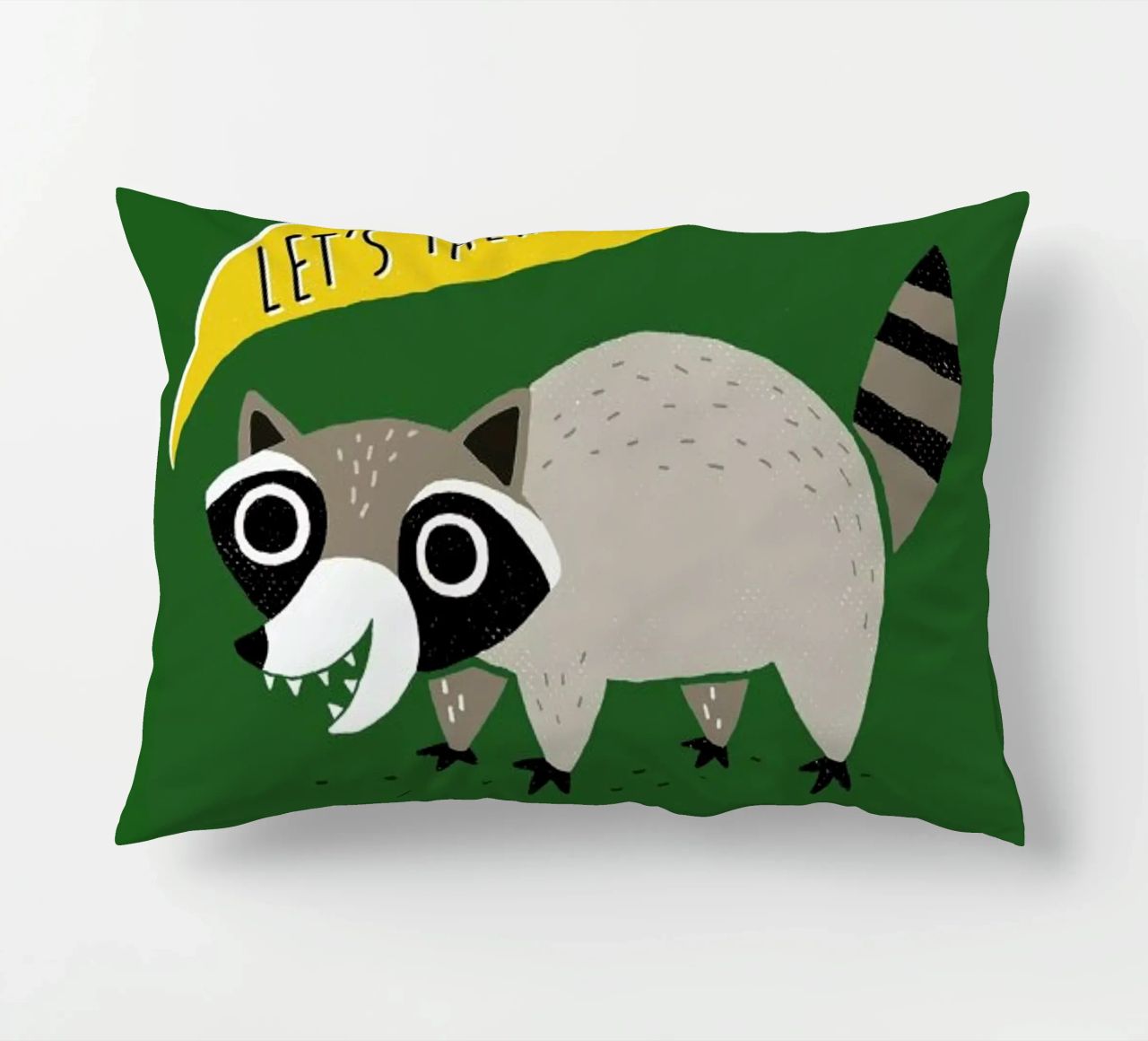 Lets Talk Trash cuscino da DinoMike