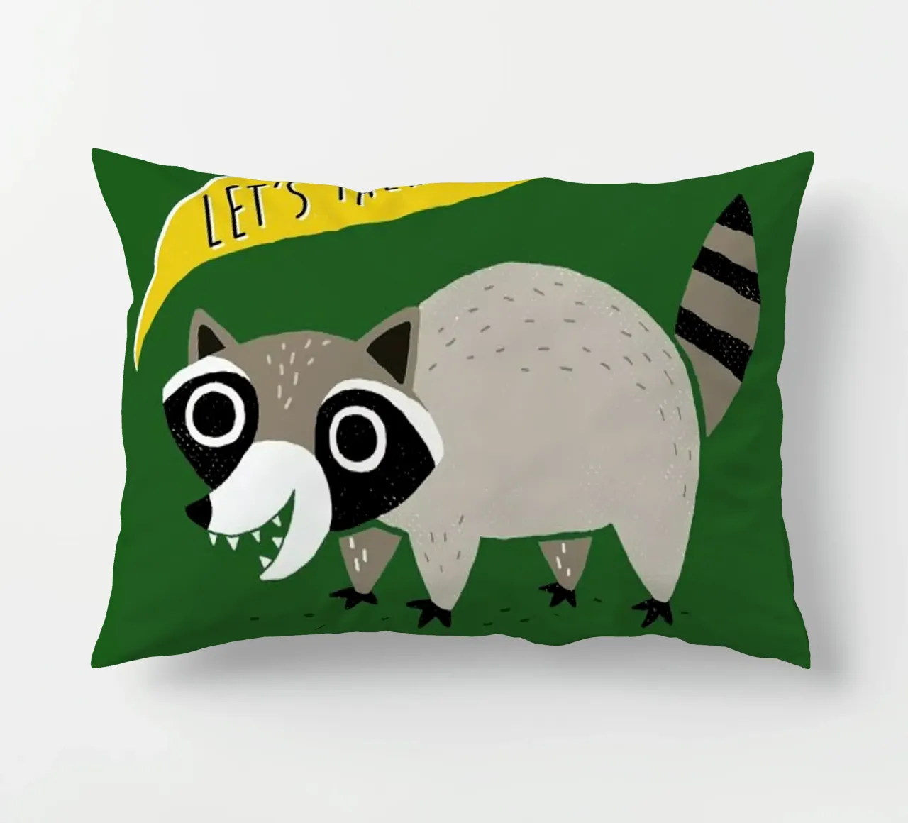 Lets Talk Trash cuscino da DinoMike