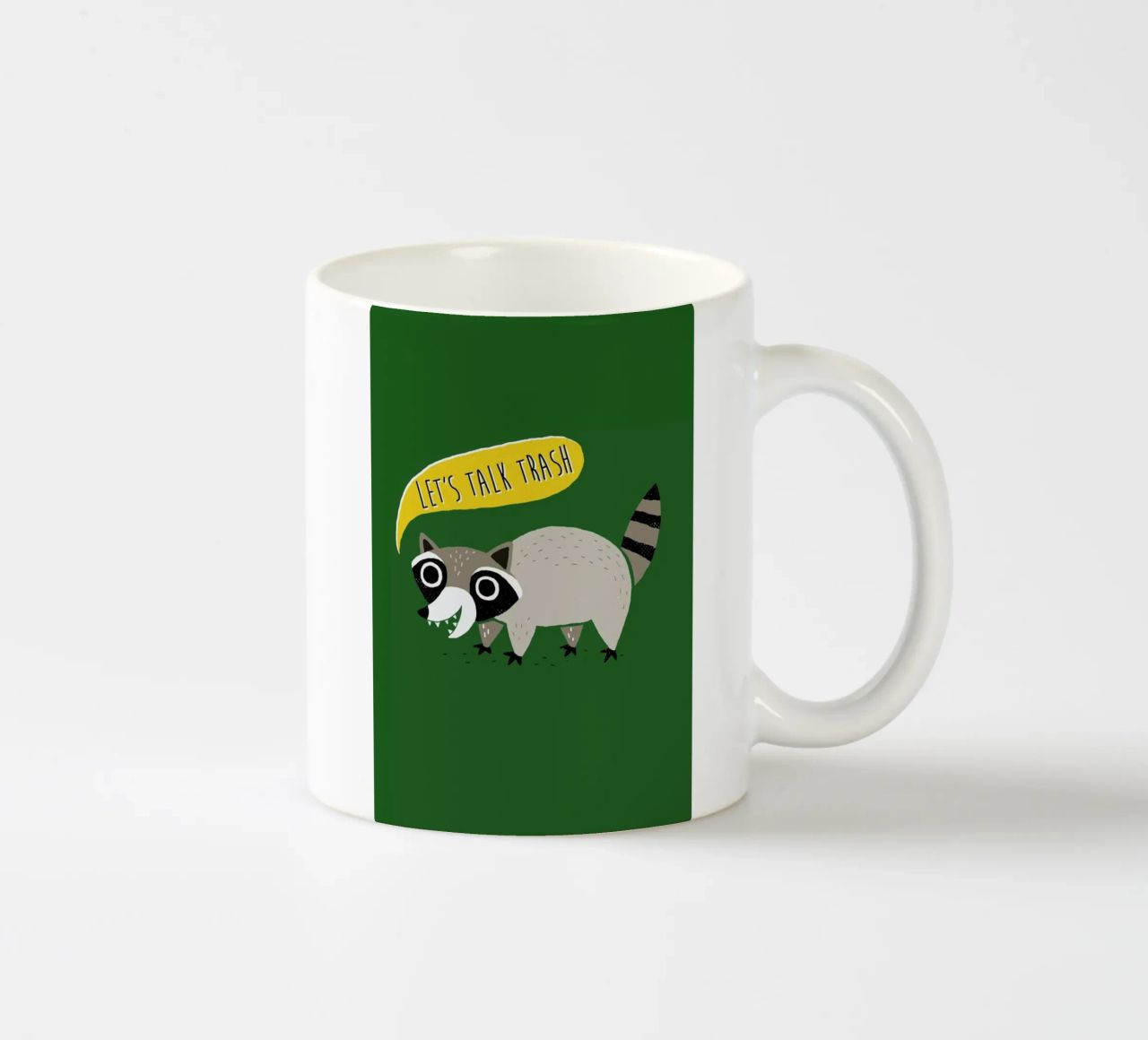 Lets Talk Trash tazza in ceramica da DinoMike