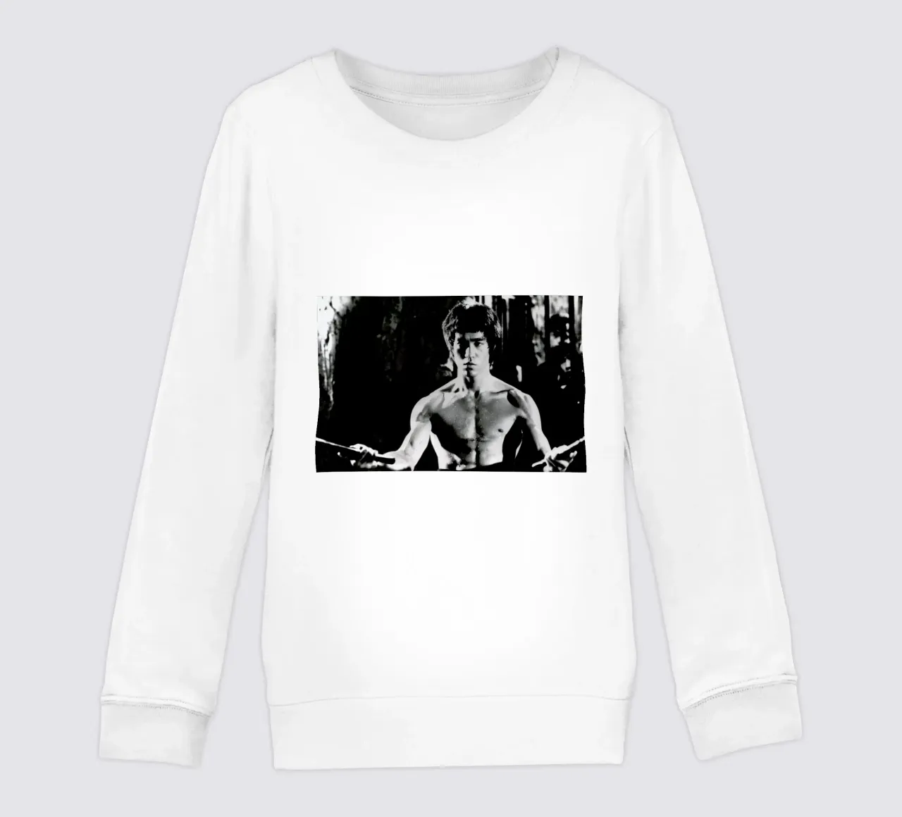 Bruce Lee in 'Enter The Dragon' felpa bambino da Gallery Print and Art Limited