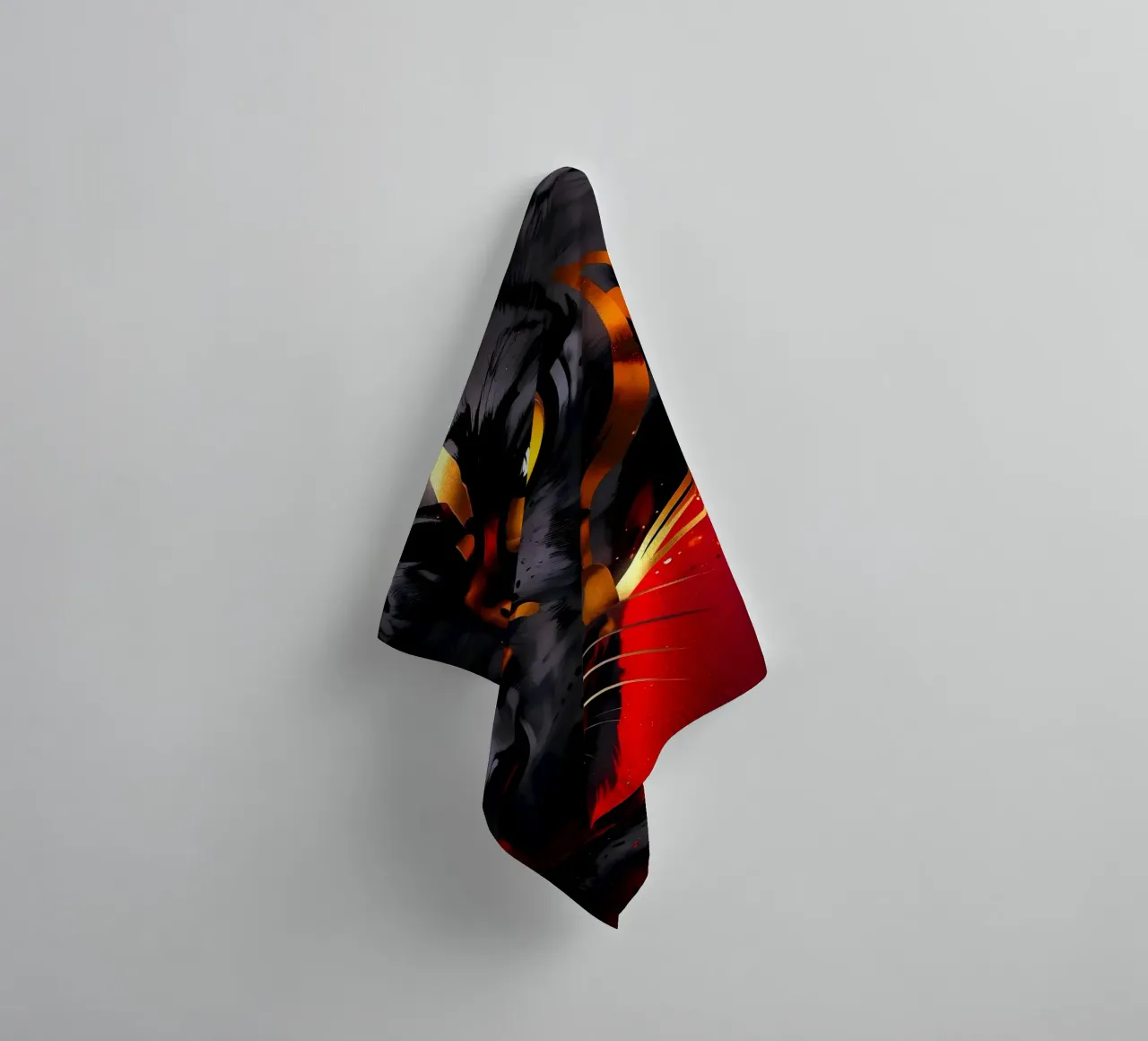 Oro rosso Pantera nera asciugamano da bagno da LM2KONE