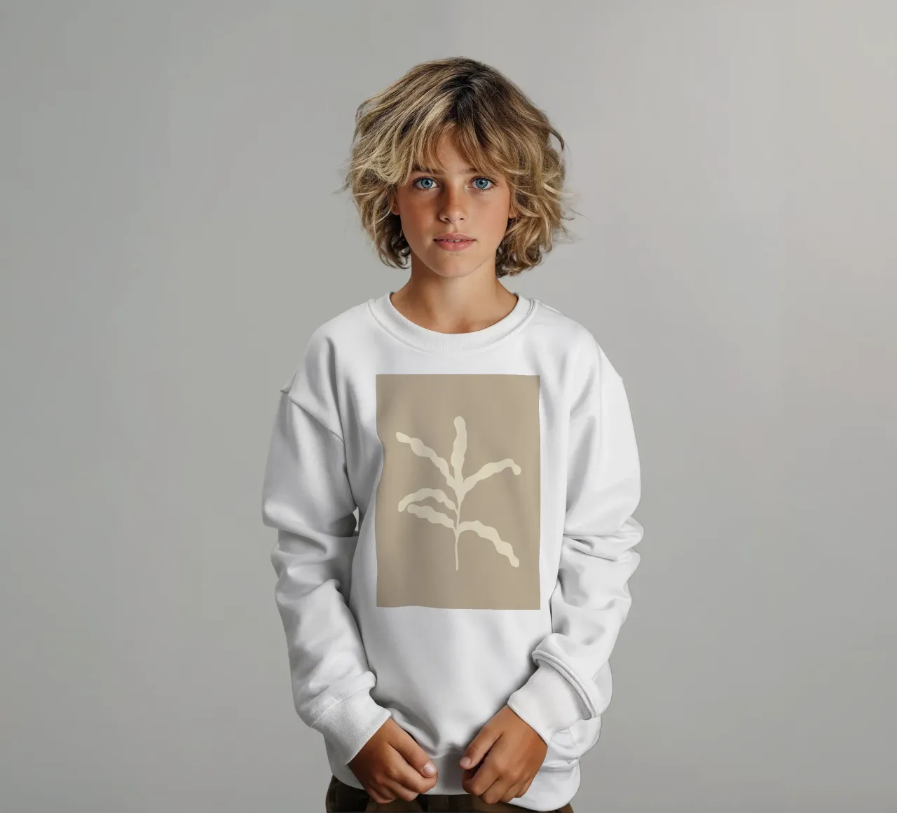 botanico minimalista felpa bambino da Book