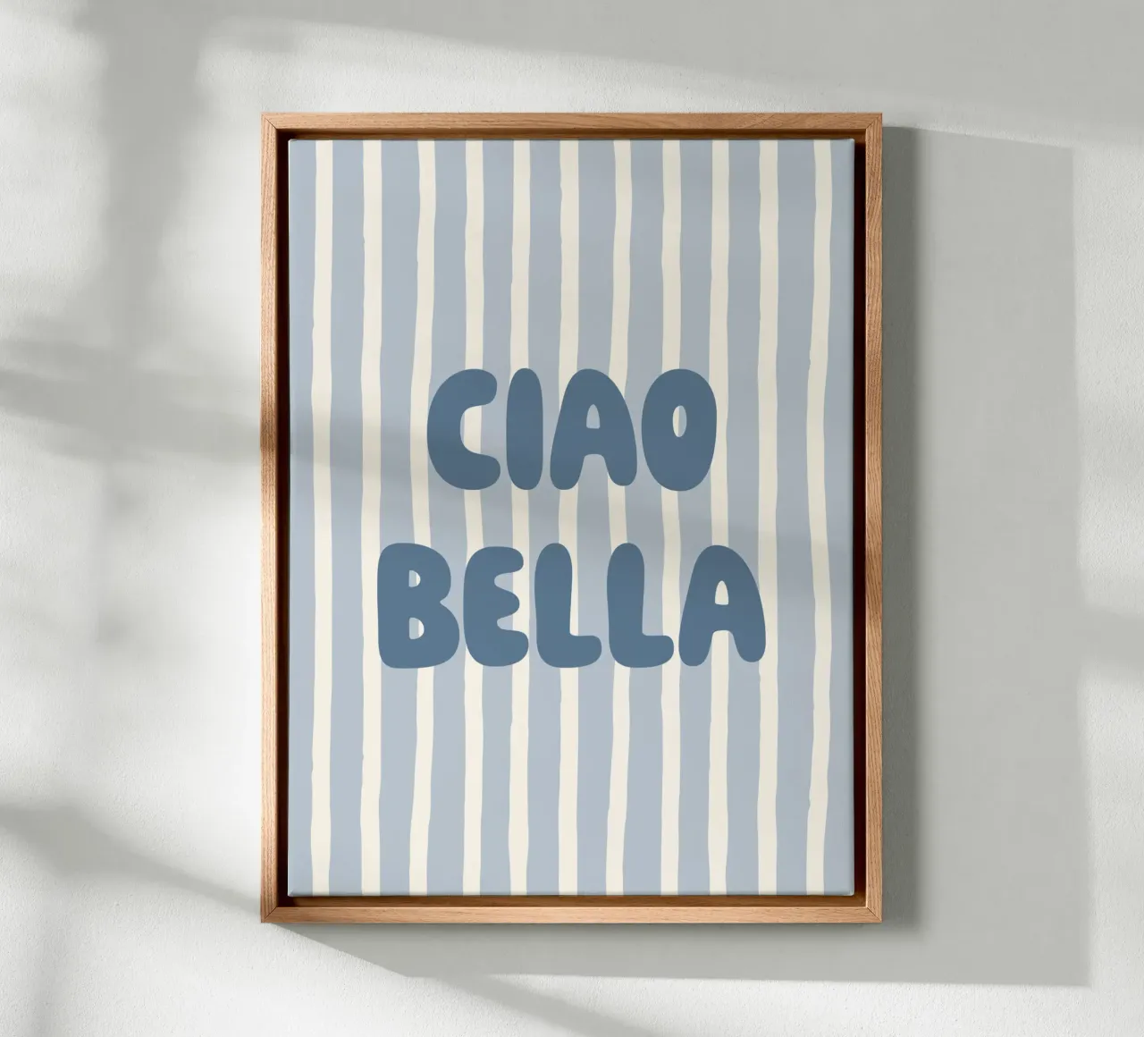 Ciao Bella tela con Cornice a cassetta da we line studio - art