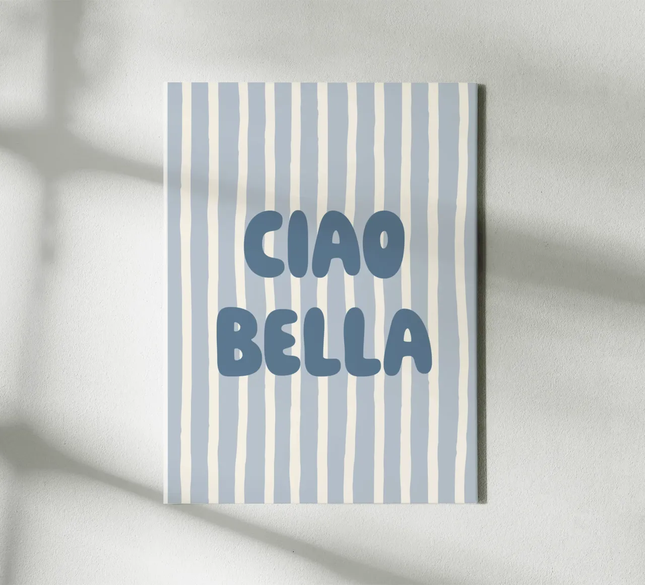 Ciao Bella tela con Cornice a cassetta da we line studio - art