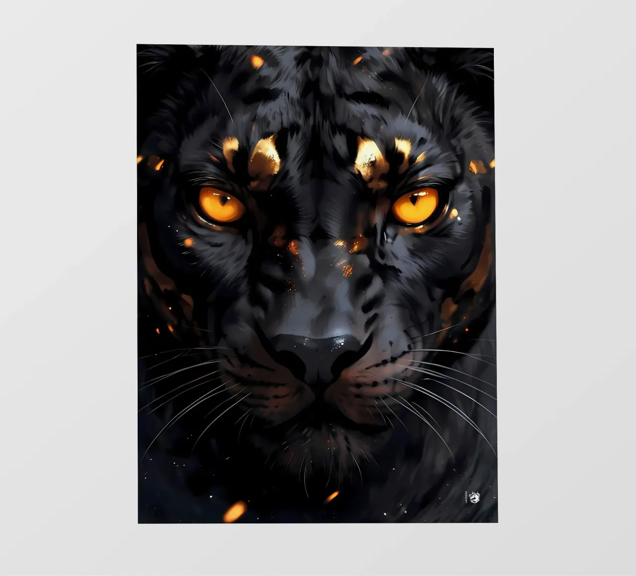 Pantera Nera Oro pellicola backlit da LM2KONE