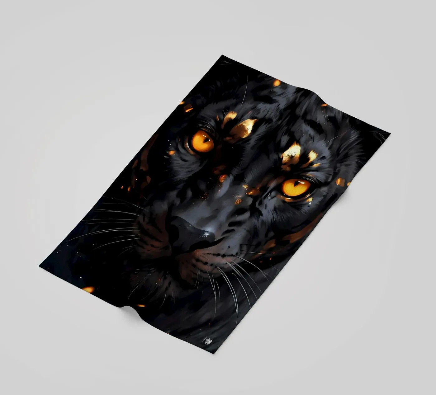 Pantera Nera Oro telo mare da LM2Kone