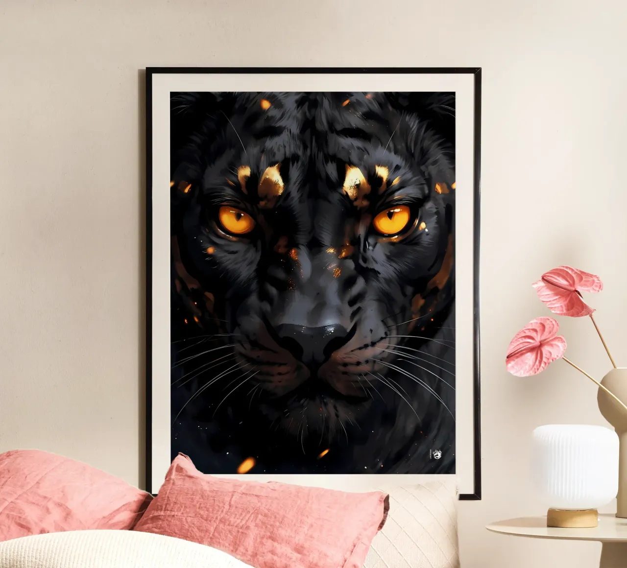 Pantera Nera Oro carta hahnemühle da LM2KONE