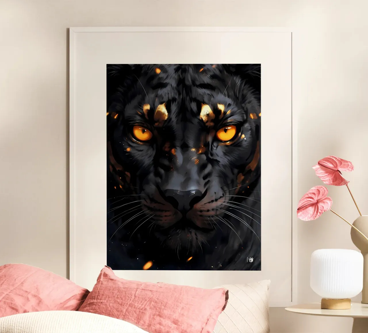 Pantera Nera Oro carta hahnemühle da LM2KONE