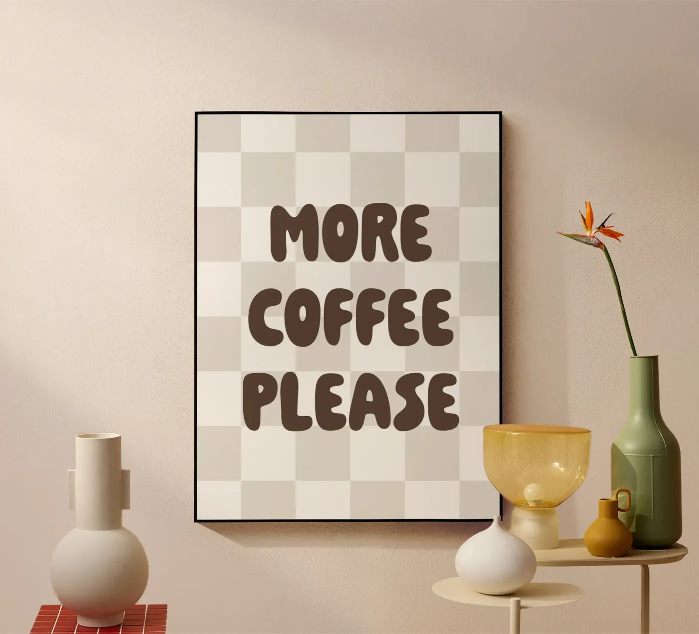 More Coffee acryl van we line studio - art