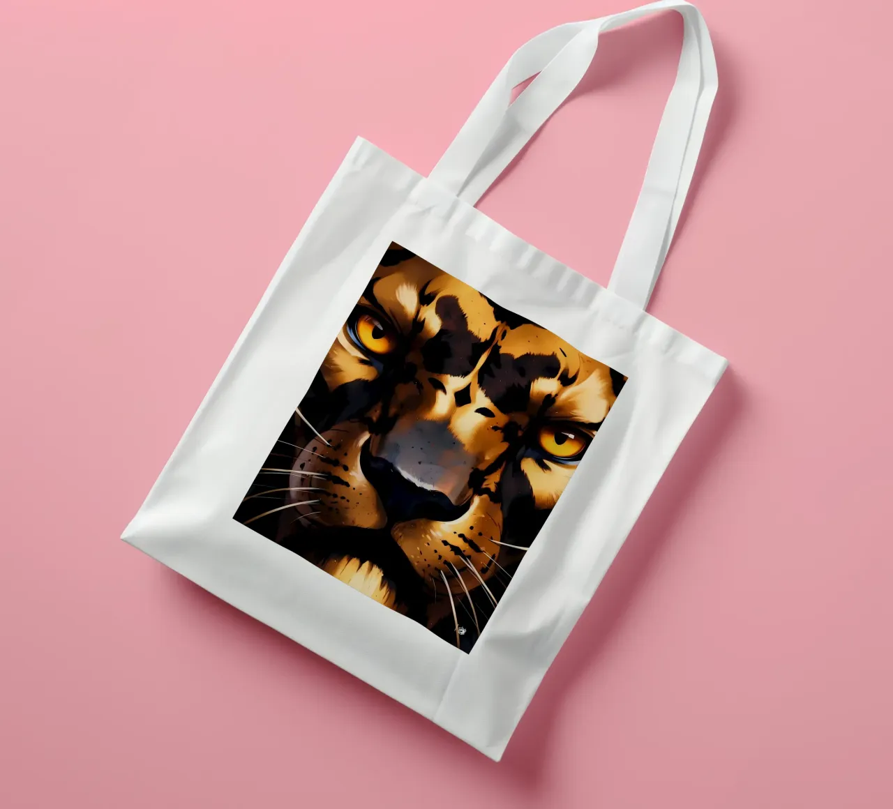 Marmo d'oro Pantera Nera borsa in juta da LM2KONE