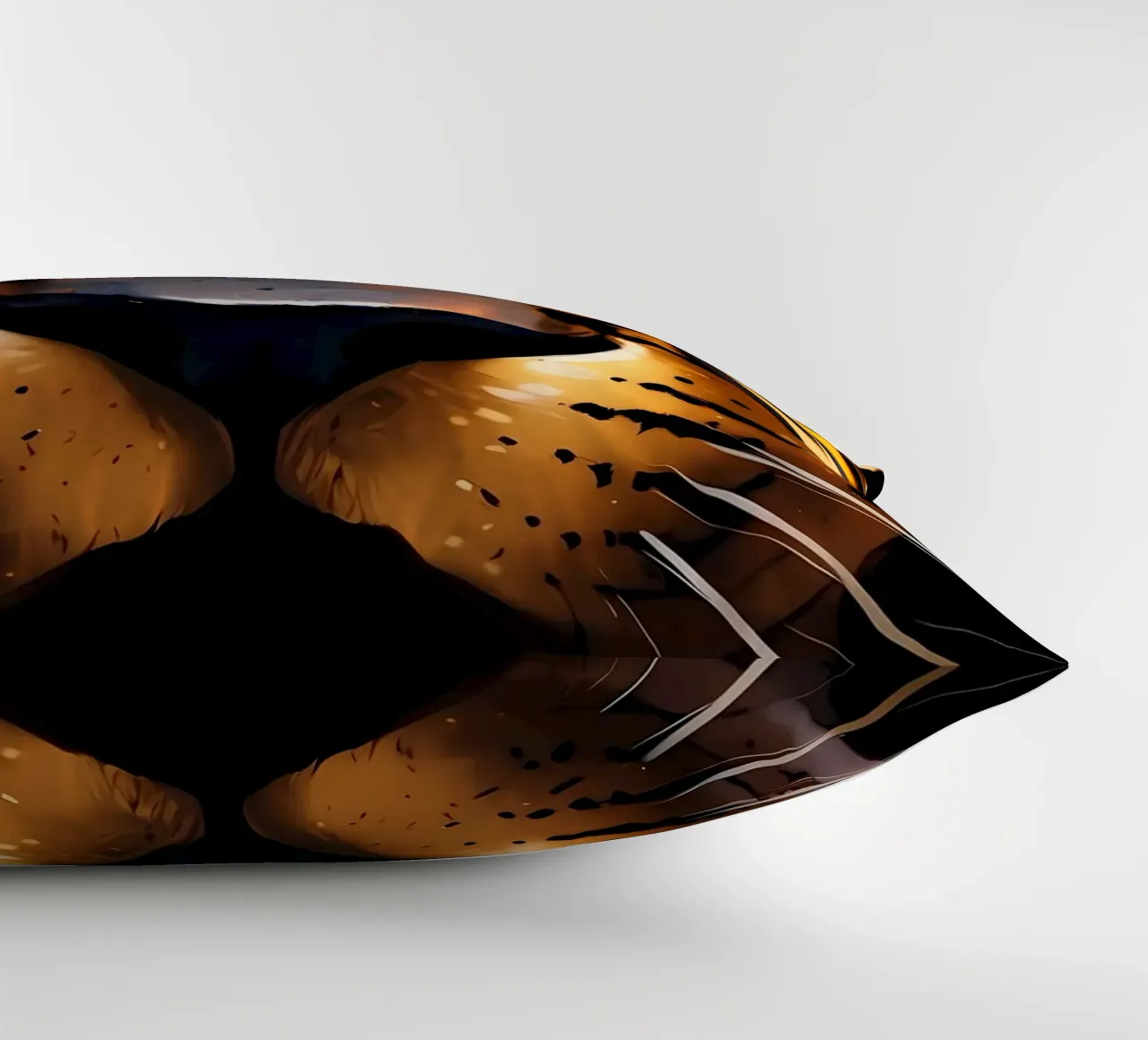 Marmo d'oro Pantera Nera cuscino da LM2KONE
