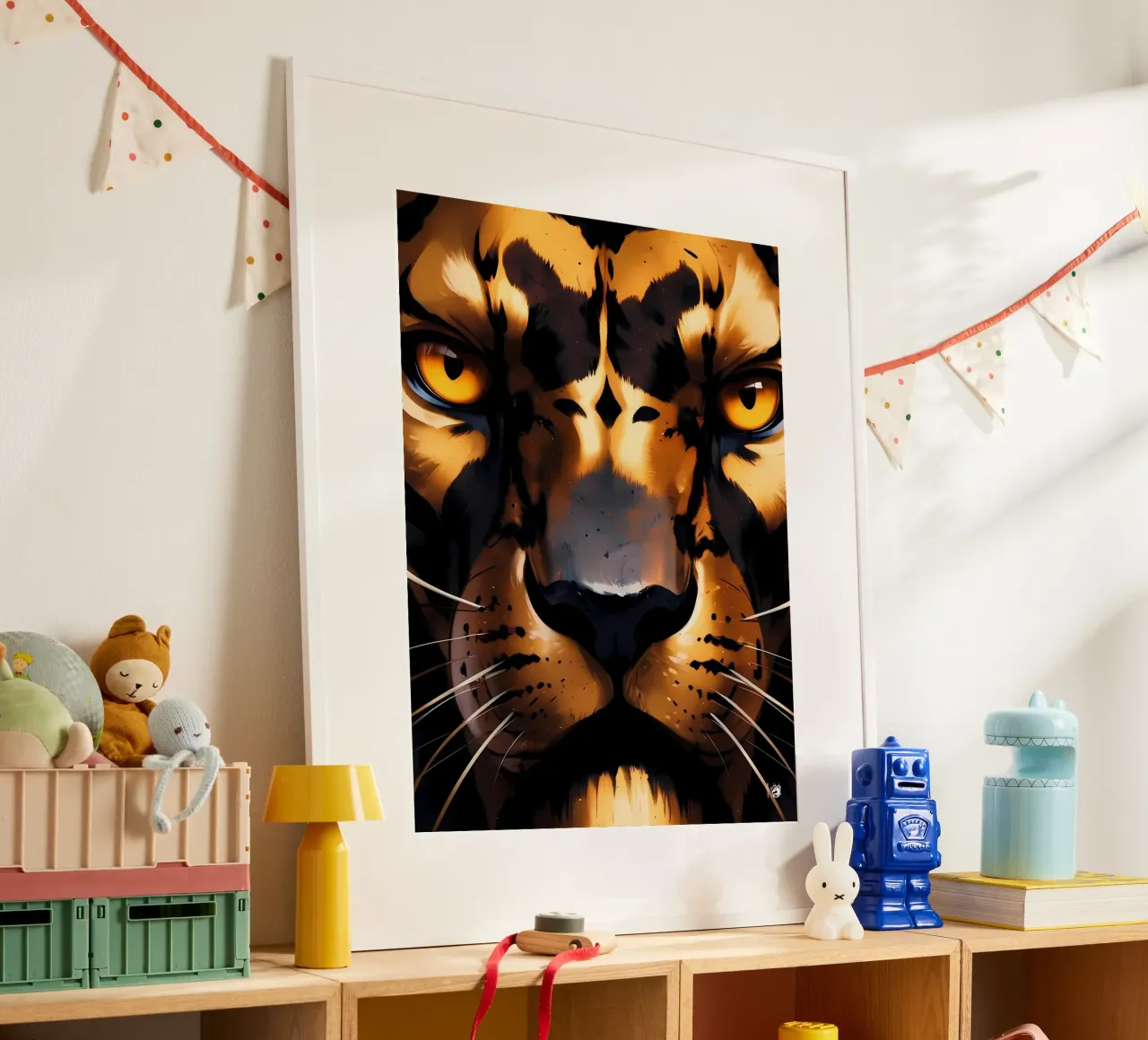 Marmo d'oro Pantera Nera poster da LM2KONE