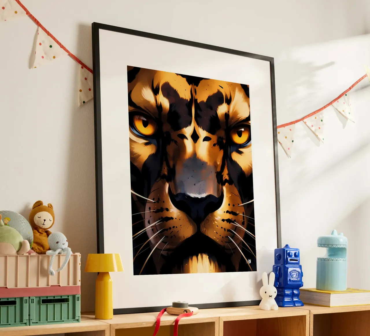 Marmo d'oro Pantera Nera poster da LM2KONE