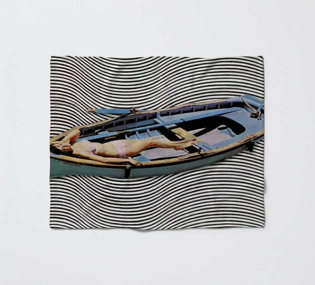 Adrift Fleecedecke von Sammy Slabbinck