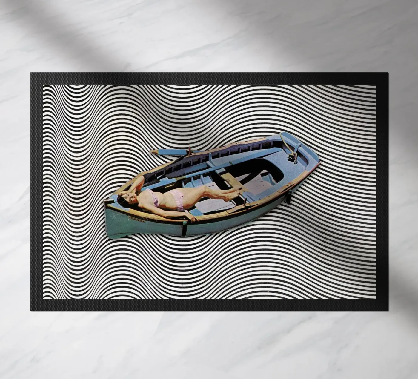 Adrift Fußmatte von Sammy Slabbinck