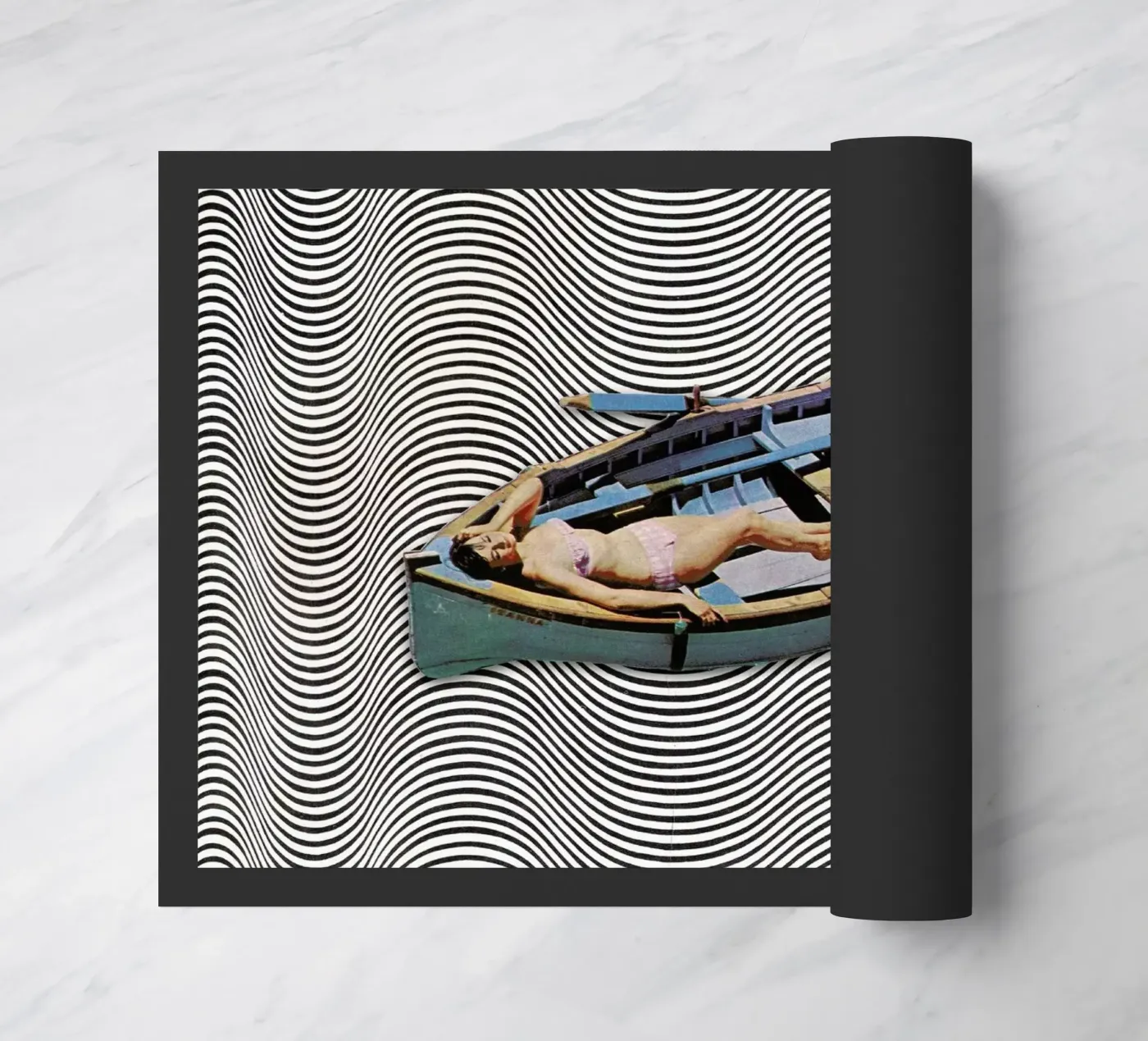 Adrift Fußmatte von Sammy Slabbinck