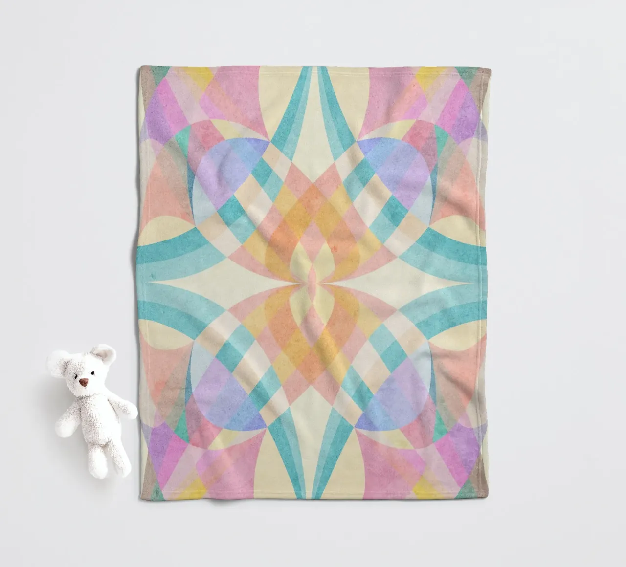 Abstract venus coperta in pile da lovely lines