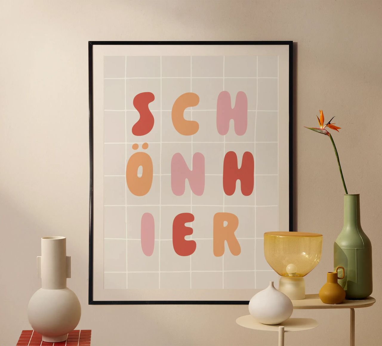 Schön hier Poster von pv art