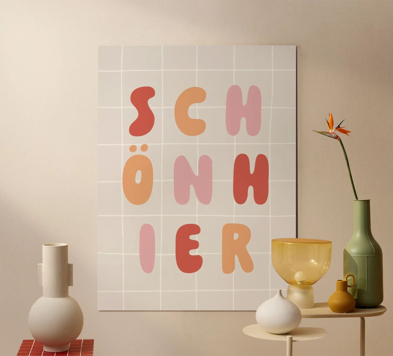 Schön hier Poster von pv art