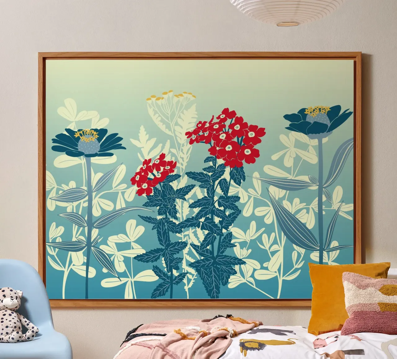 Sbocciano fiori stravaganti alluminio dibond da nicigabrieldesigns