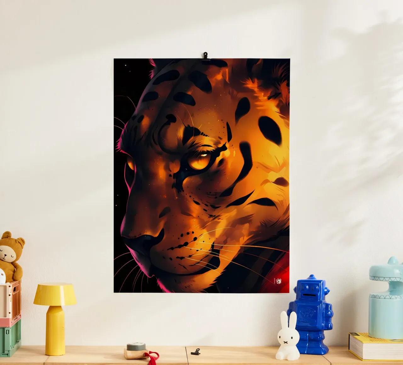 Epischer Dunkelpanther Poster von LM2KONE