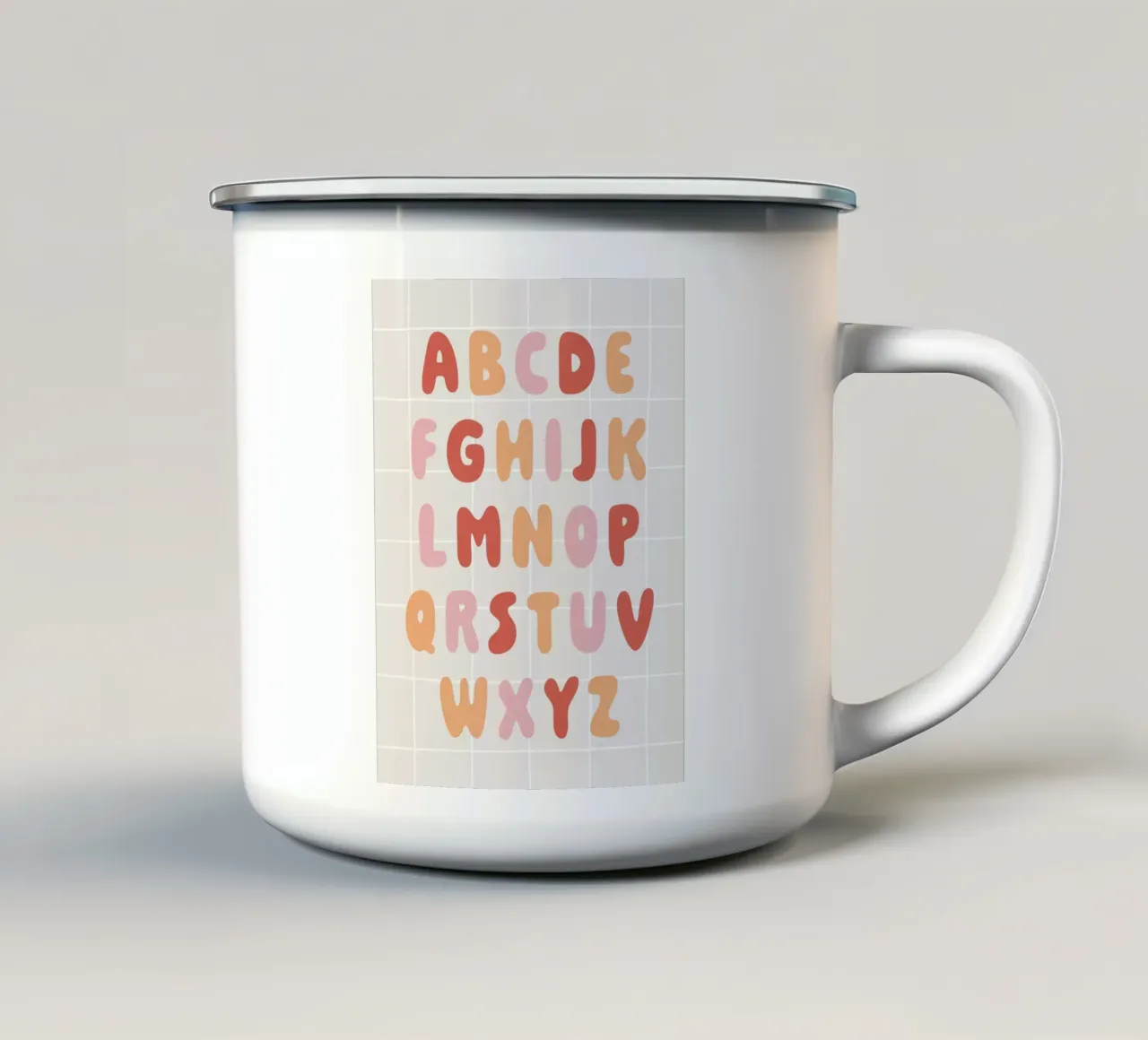 ABC tazza in smalto da we line studio - art