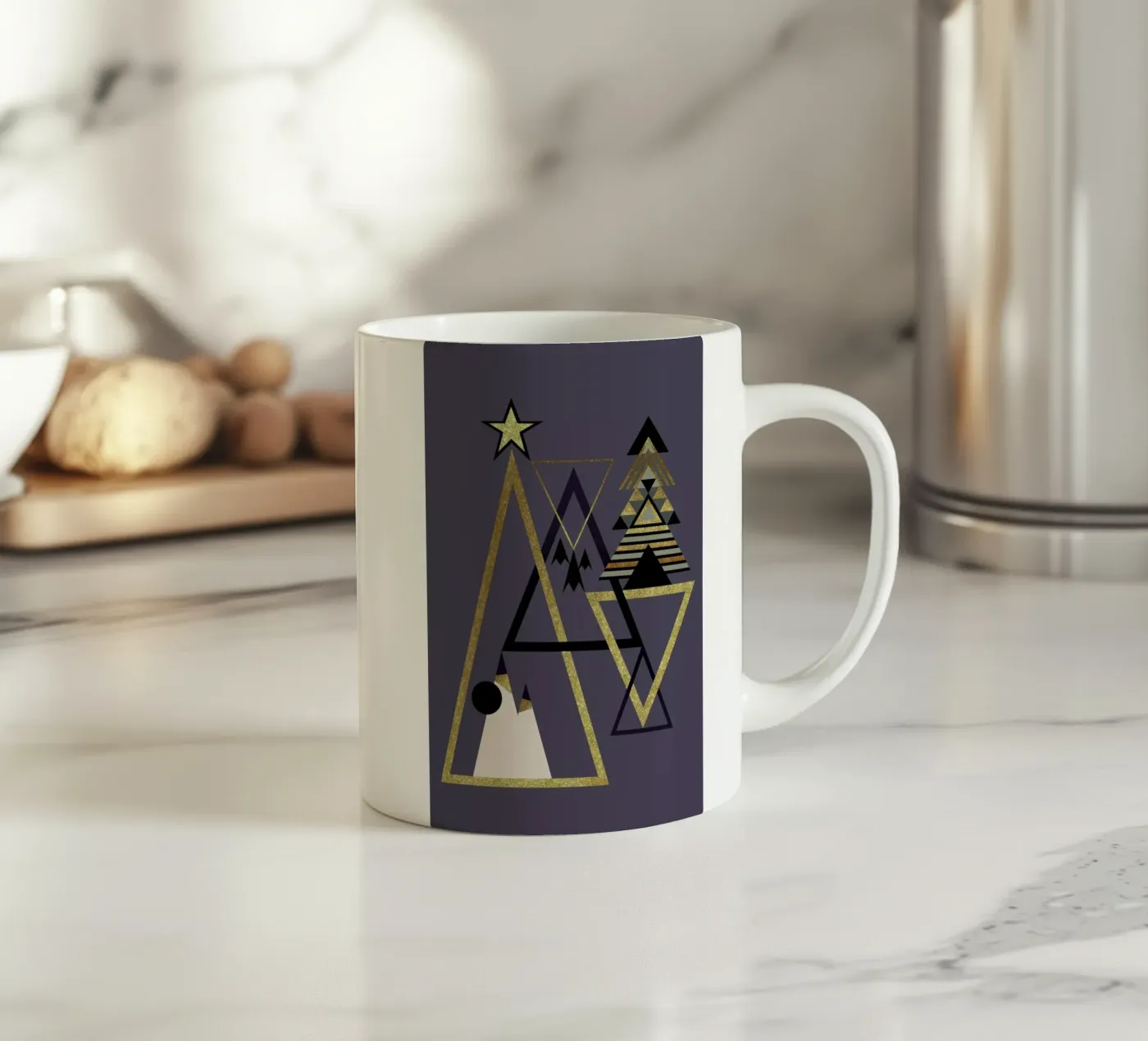 Abstract 2 ceramic mug by Sabrina Ziegenhorn