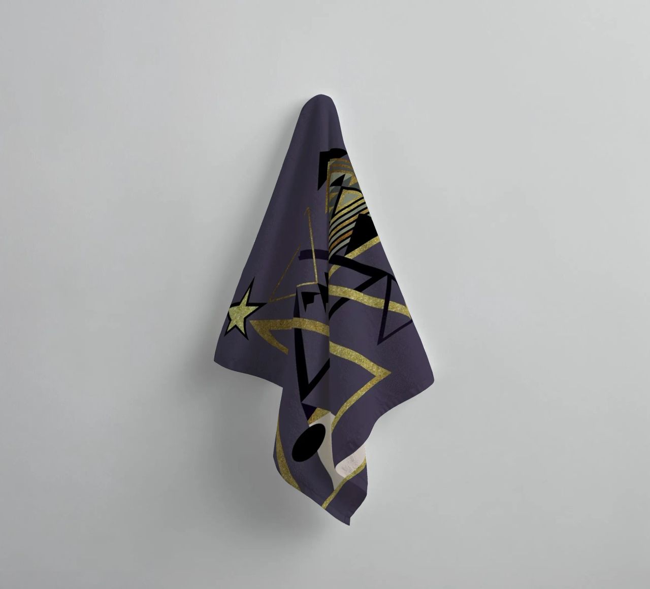 Abstract 2 towel by Sabrina Ziegenhorn