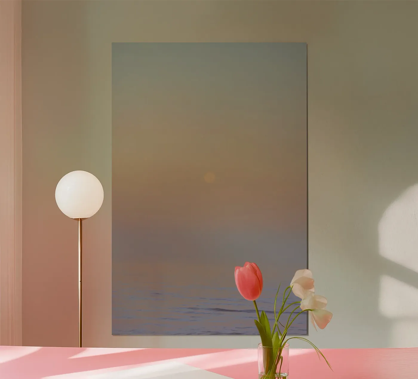 Moonset poster by Teresa André