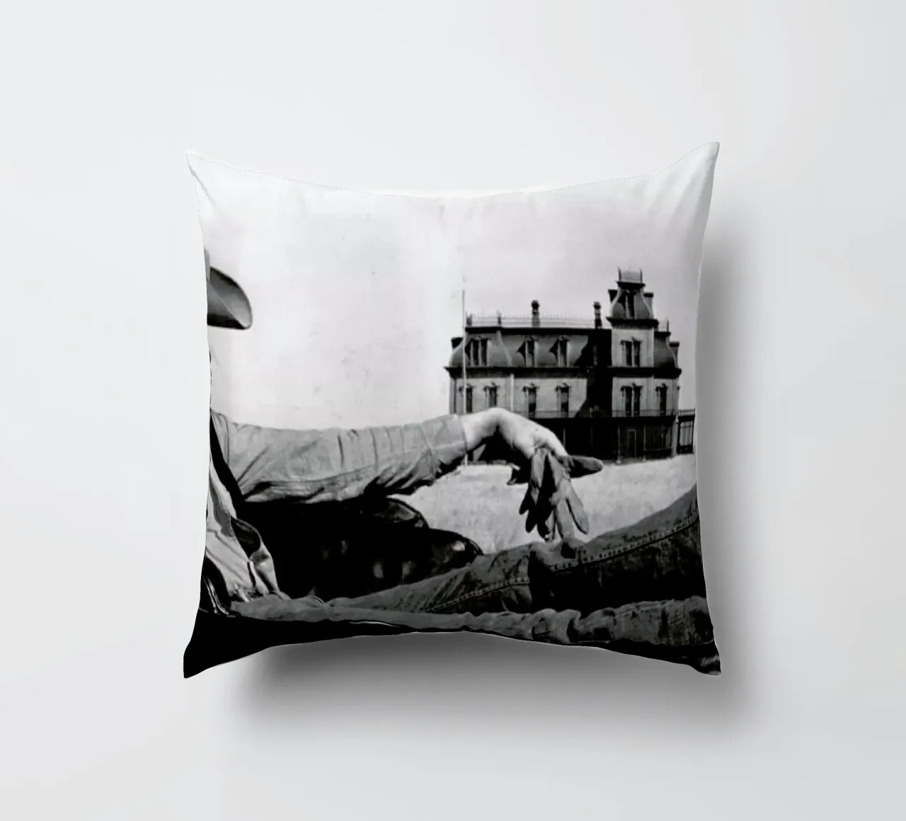 James Dean in 'Giant' cuscino da Gallery Print and Art Limited