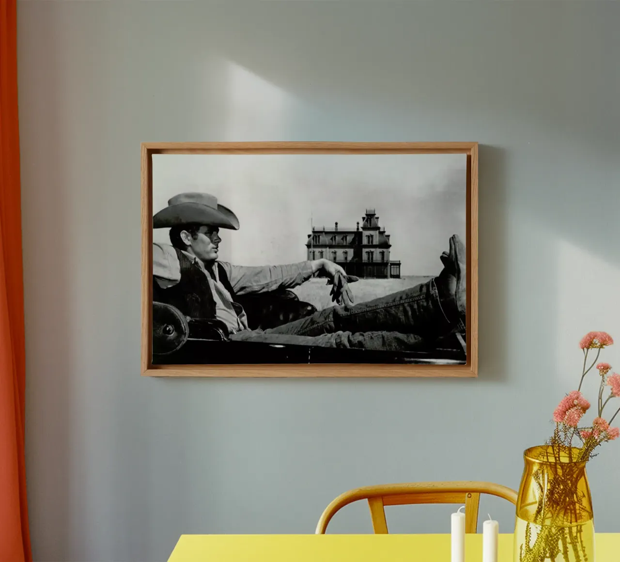 James Dean in 'Giant' tela da Gallery Print and Art Limited