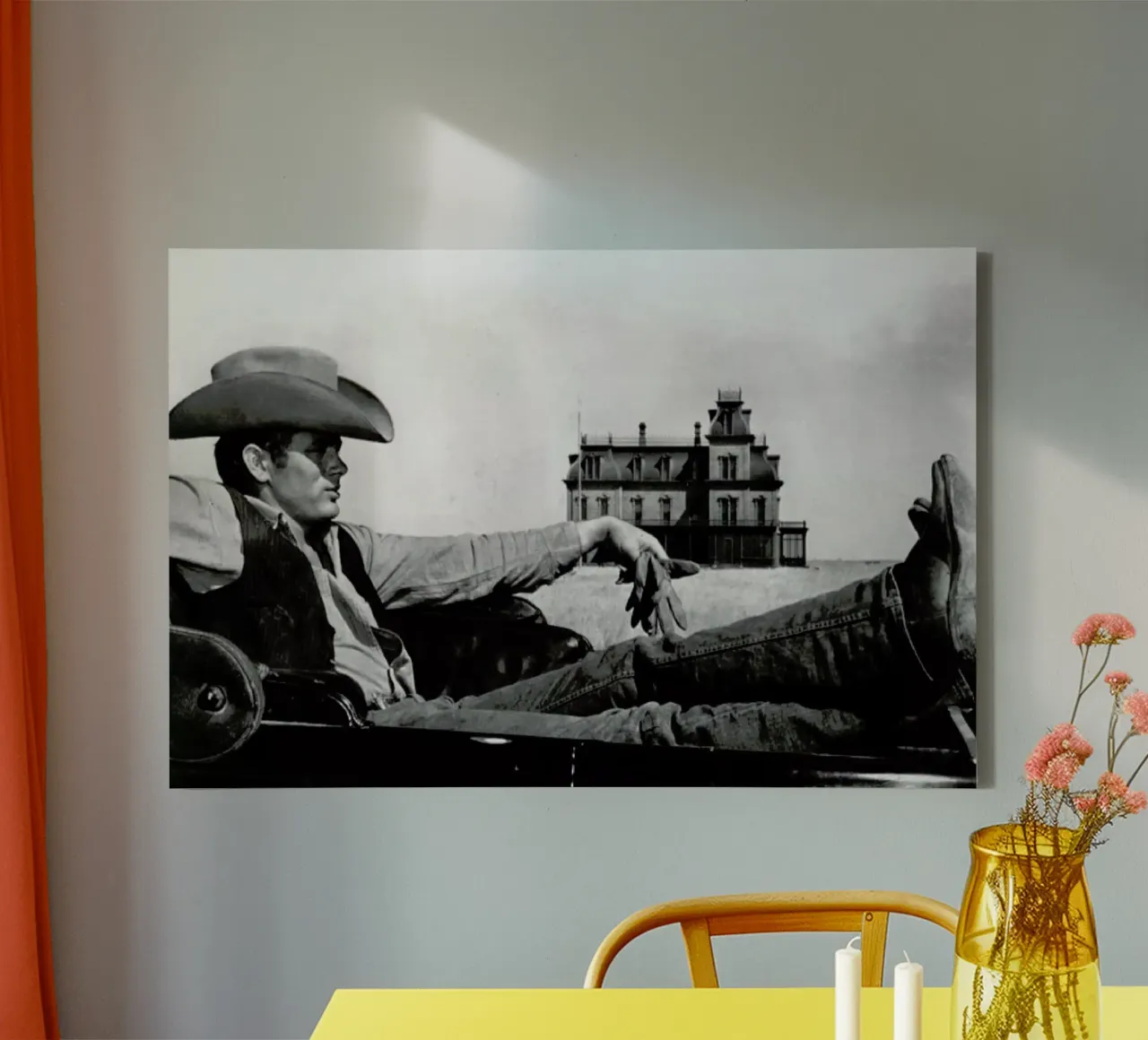 James Dean in 'Giant' tela da Gallery Print and Art Limited