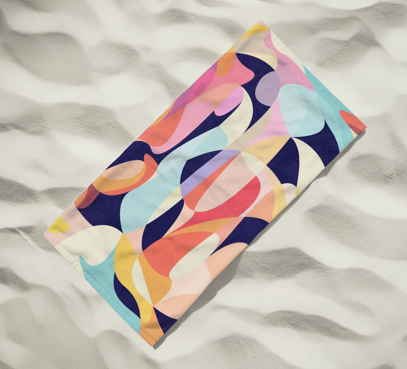 Red Waves telo mare da Abstract Joy