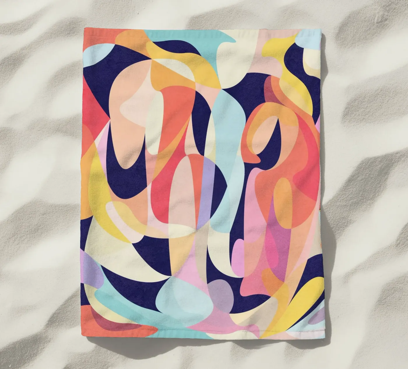 Red Waves telo mare da Abstract Joy