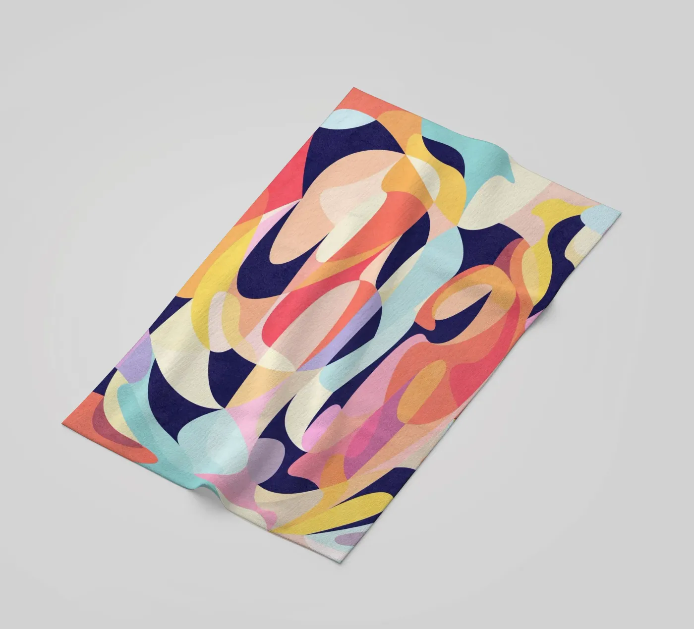 Red Waves telo mare da Abstract Joy