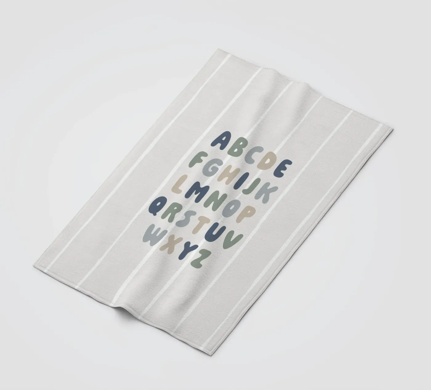 ABC Fleecedecke von we line studio - art