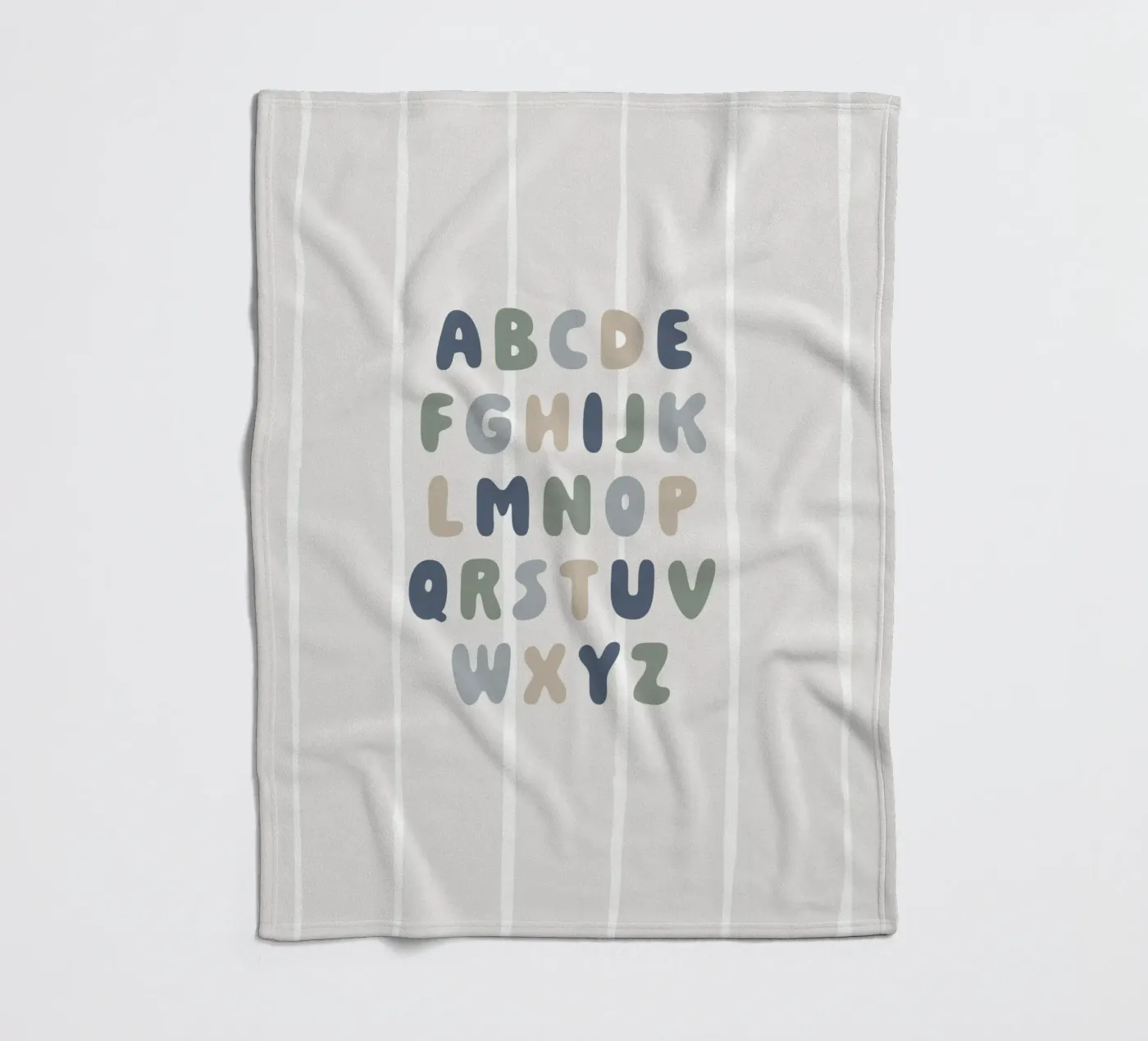 ABC Fleecedecke von we line studio - art