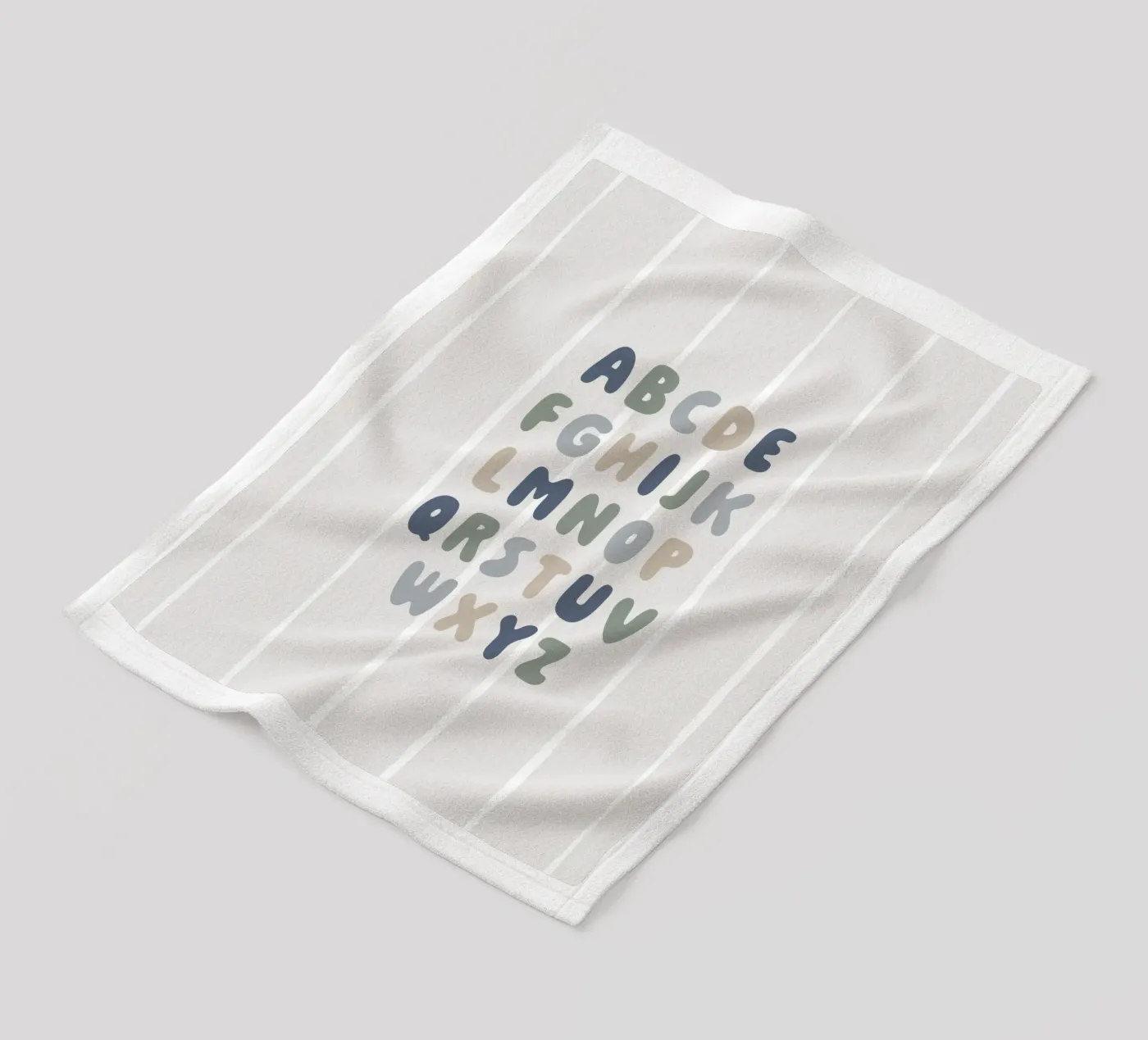 ABC Fleecedecke von we line studio - art