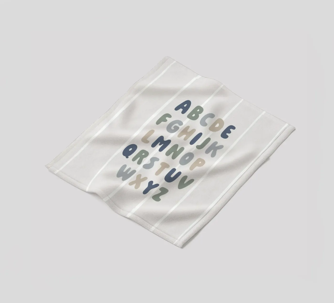 ABC Fleecedecke von we line studio - art