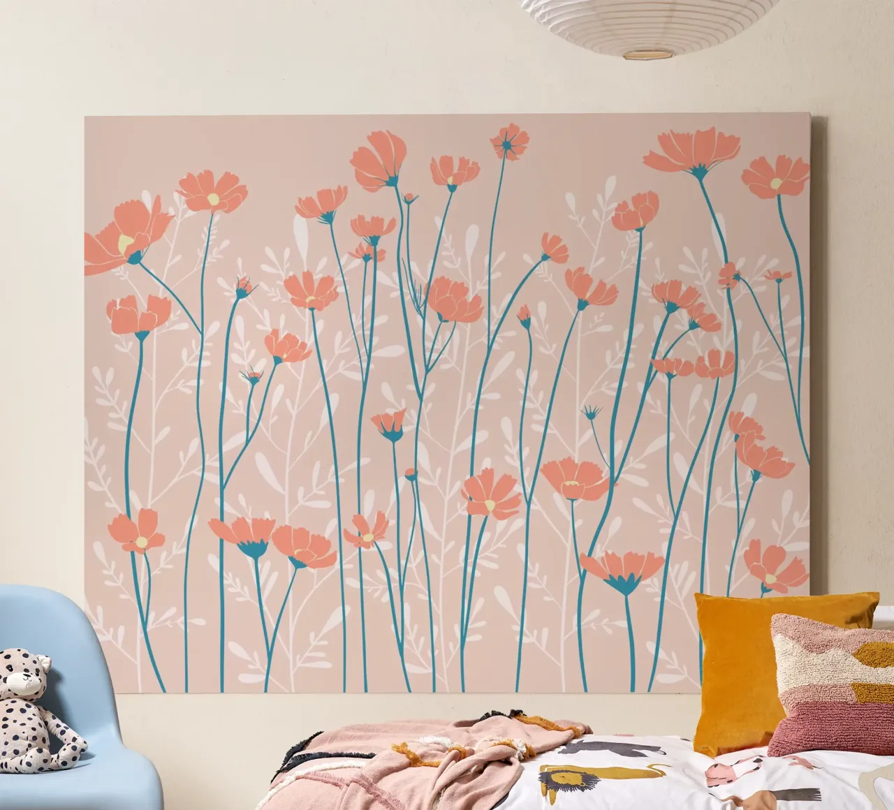 Lente Weide Heerlijkheid canvas met Baklijst van nicigabrieldesigns