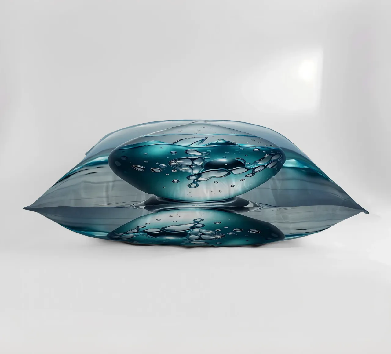 Mare Zen a gocce d'acqua cuscino da LM2KONE
