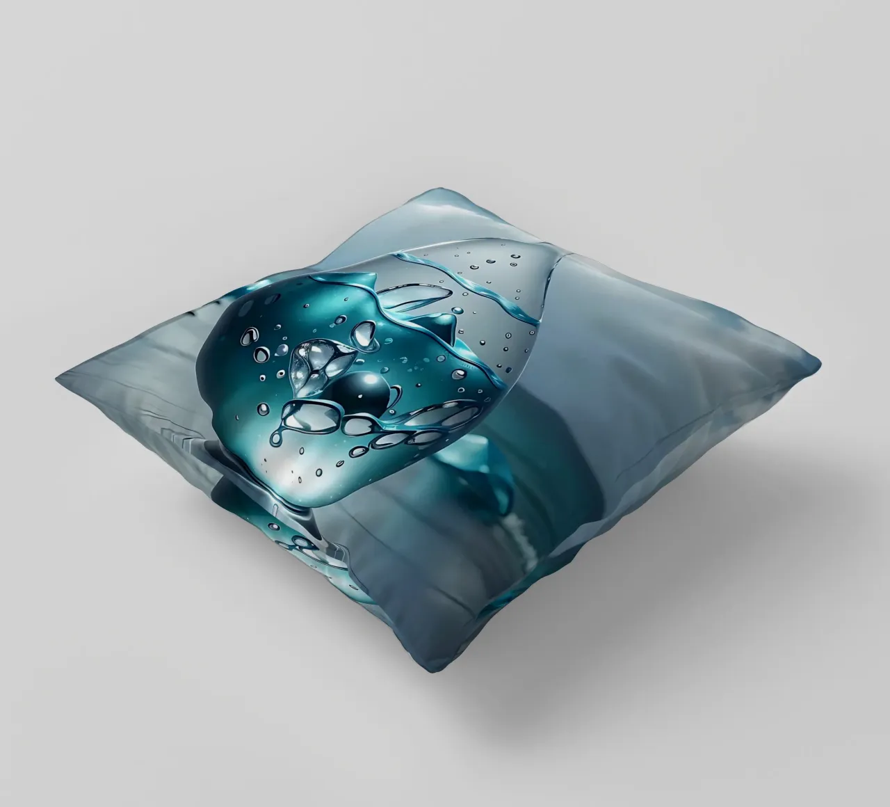 Mare Zen a gocce d'acqua cuscino da LM2KONE