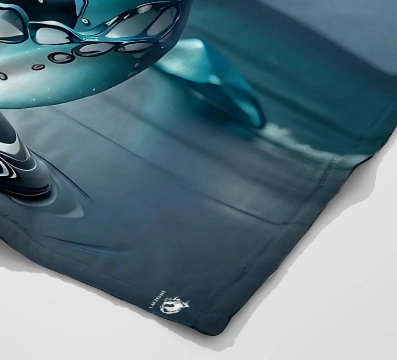 Mare Zen a gocce d'acqua coperta in pile da LM2KONE
