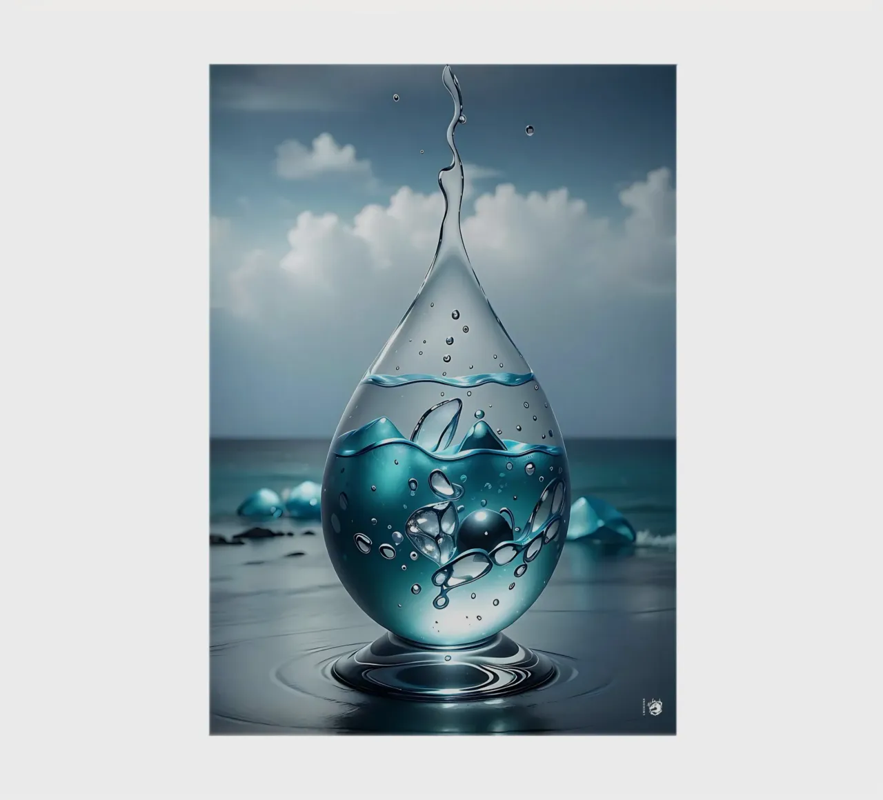 Zen Water Drop Sea notebook by LM2KONE