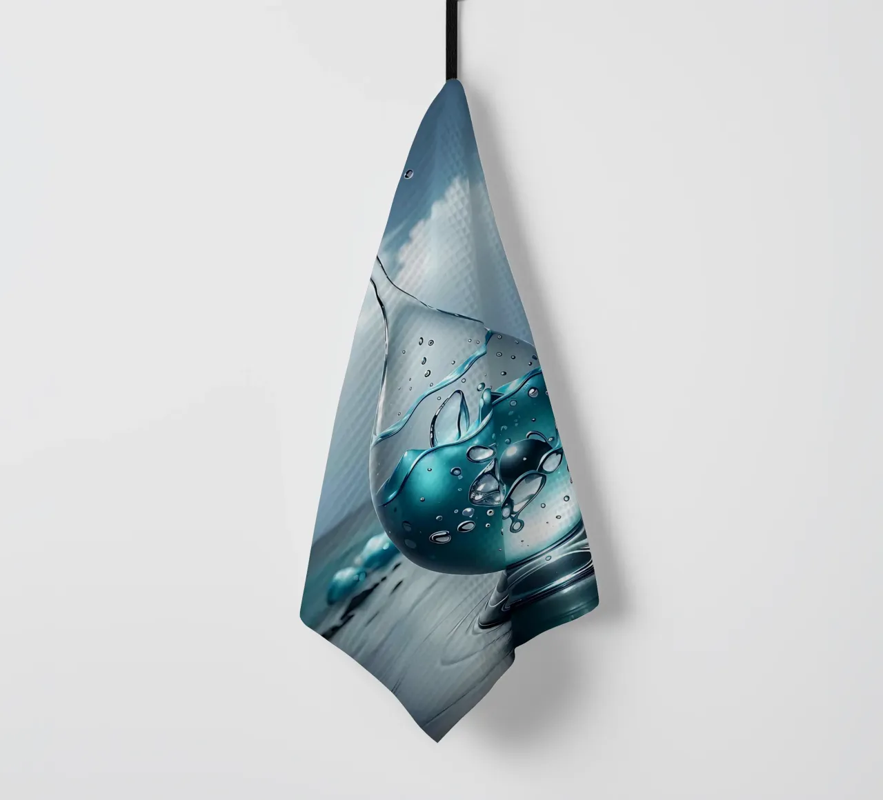 Mare Zen a gocce d'acqua canovaccio da cucina da LM2KONE