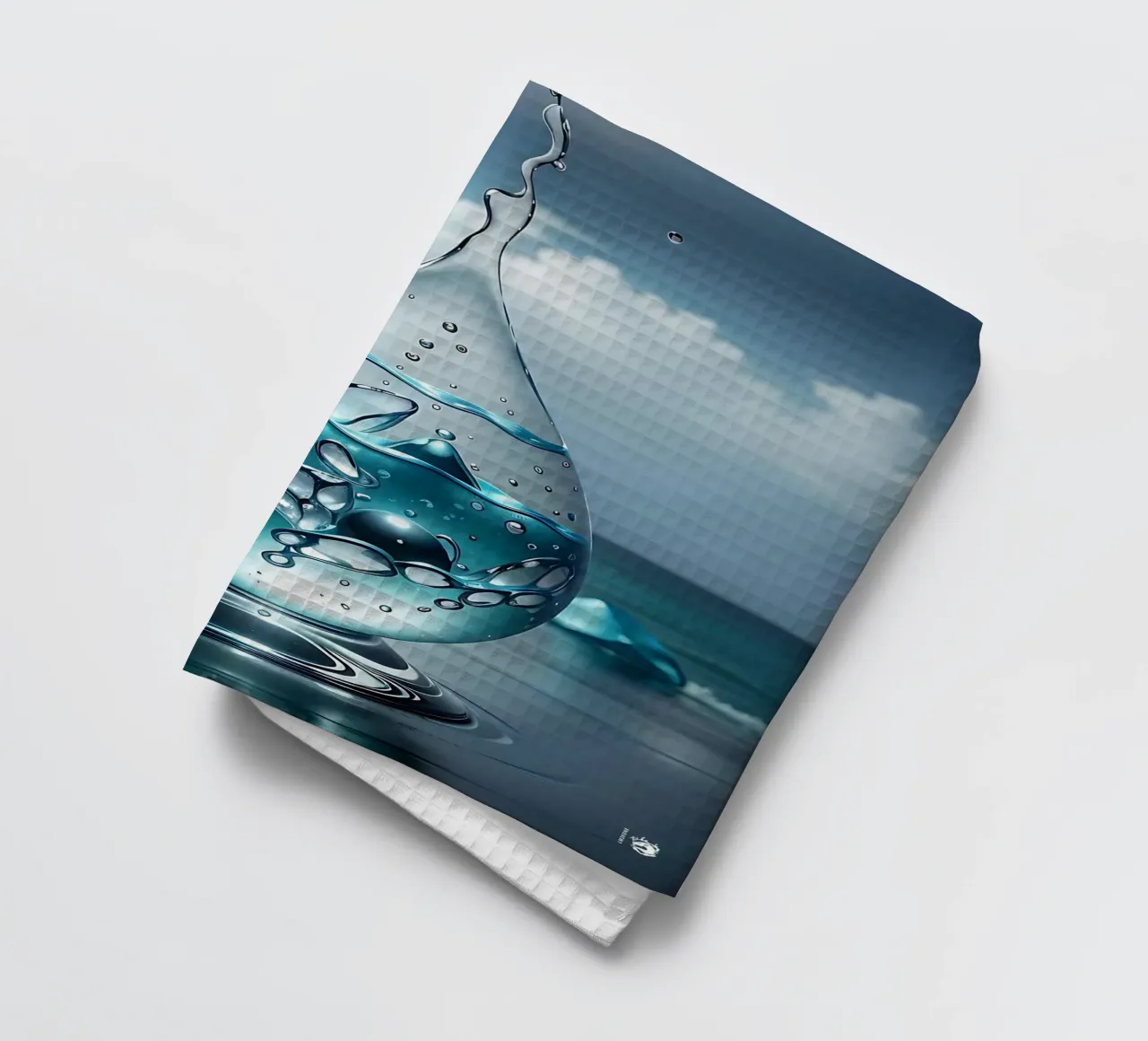 Mare Zen a gocce d'acqua canovaccio da cucina da LM2KONE