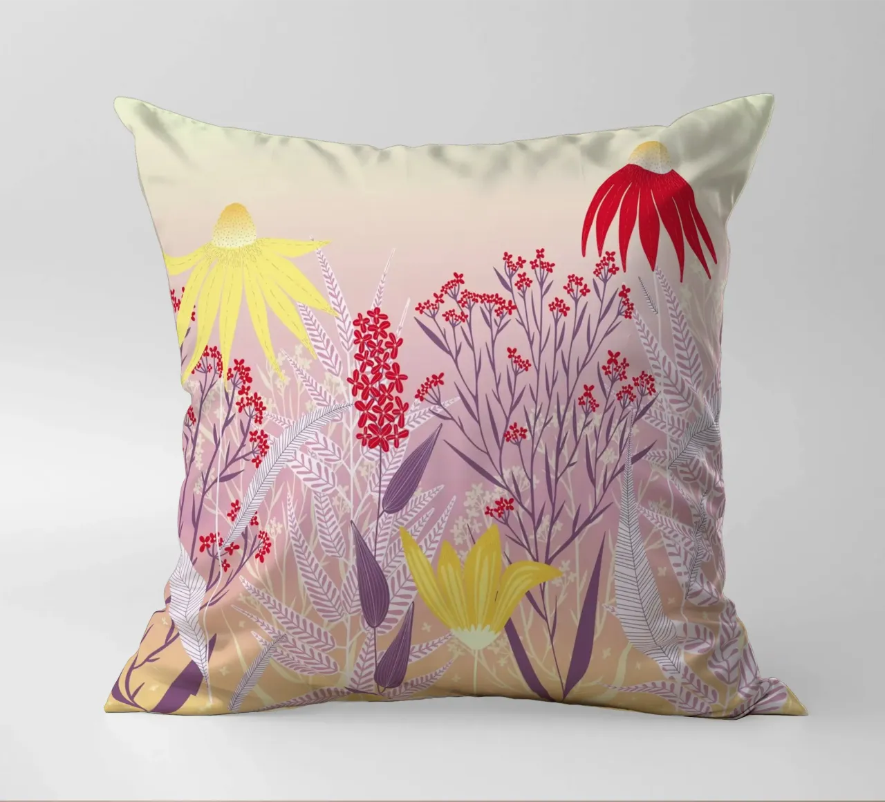 Armonia dei fiori selvatici cuscino da nicigabrieldesigns
