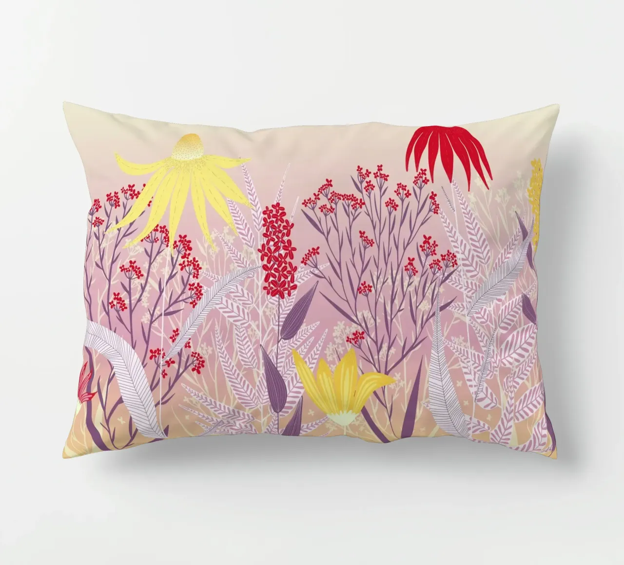 Armonia dei fiori selvatici cuscino da nicigabrieldesigns